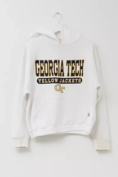 Vintage Y2K Distressed Georgia Tech Russell Athletic Hoodie Sweatshirt