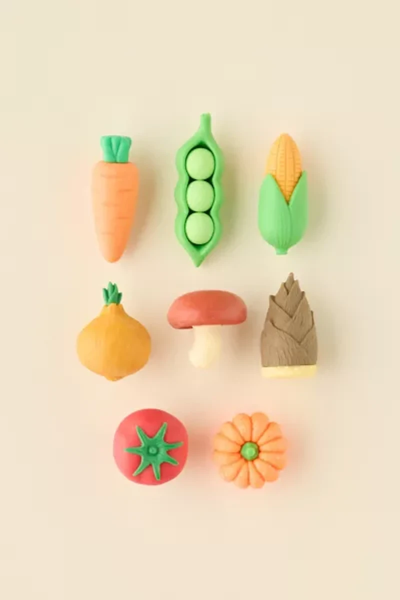 Iwako Vegetable Eraser Set
