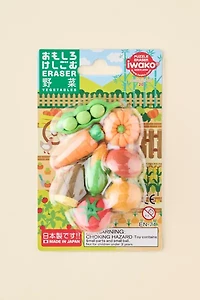 Iwako Vegetable Eraser Set