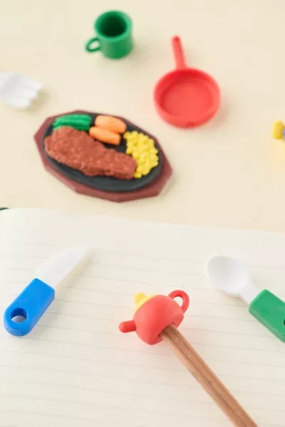 Iwako Kitchenware Eraser Set