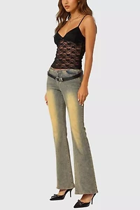 Edikted Eira Sheer Lace Tank Top