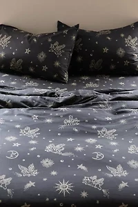 Cosmic Kitties Patterned Duvet Cover Set
