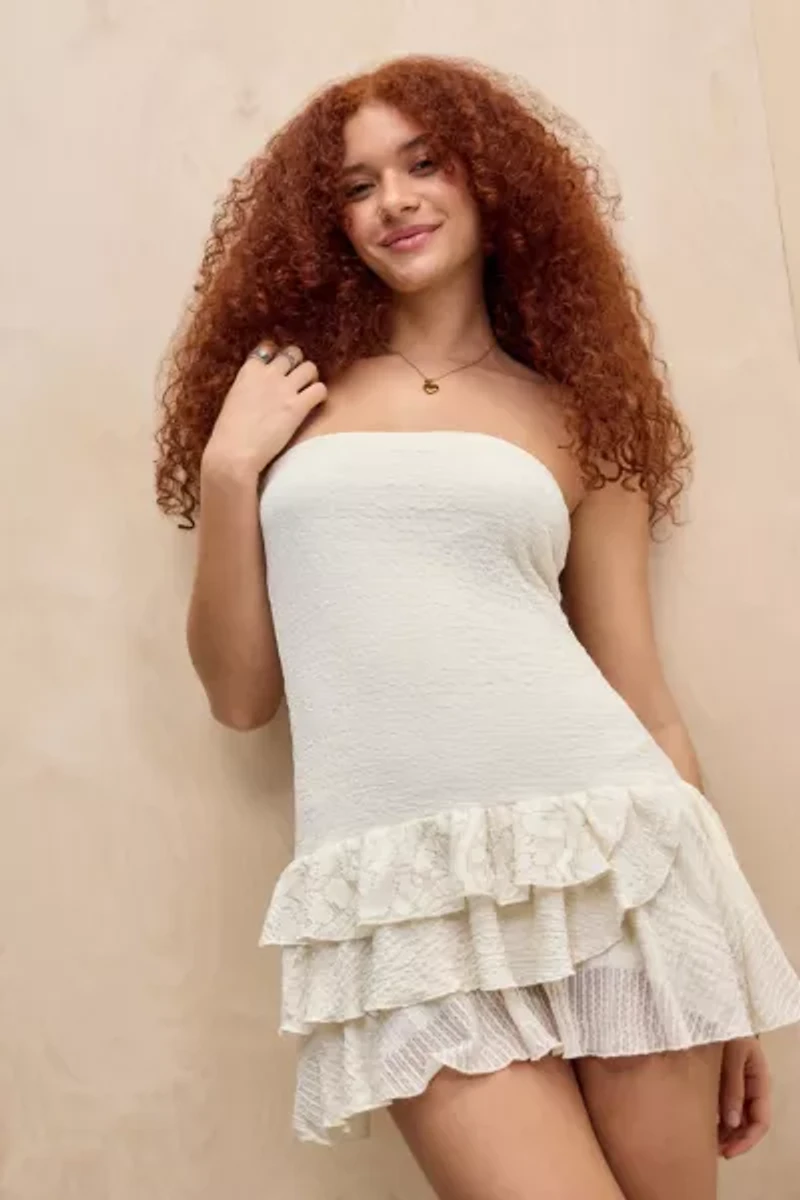 Kimchi Blue Tiana Bandeau Mini Dress