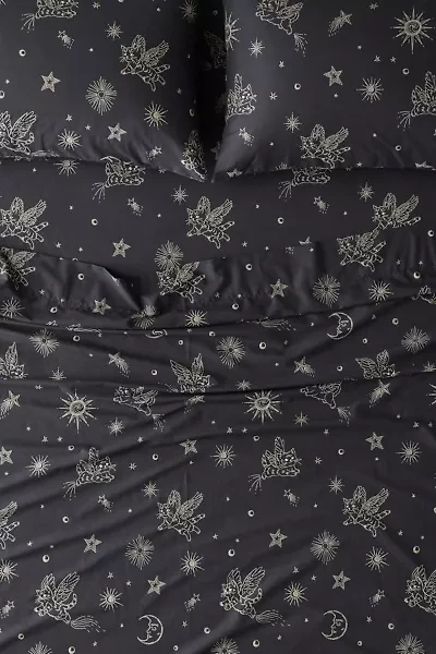 Cosmic Kitties Patterned Sheet Set