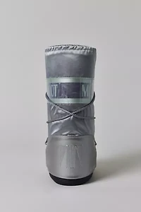 Moon Boot Women's Icon Glance Silver Satin