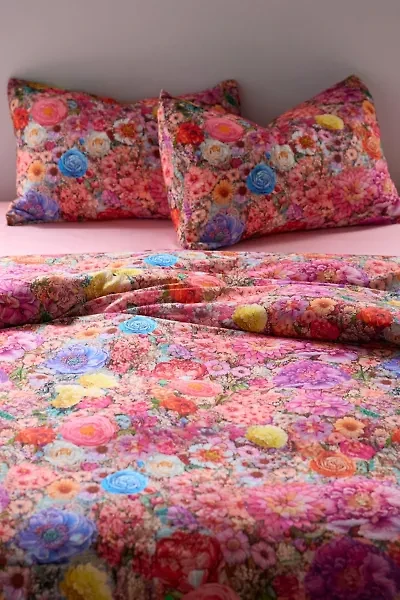 Yara Whimsical Floral Duvet Cover
