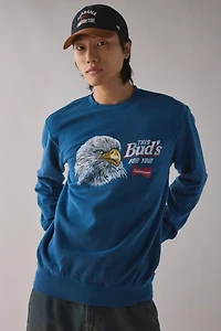 Budweiser Eagle Graphic Crew Neck Sweatshirt