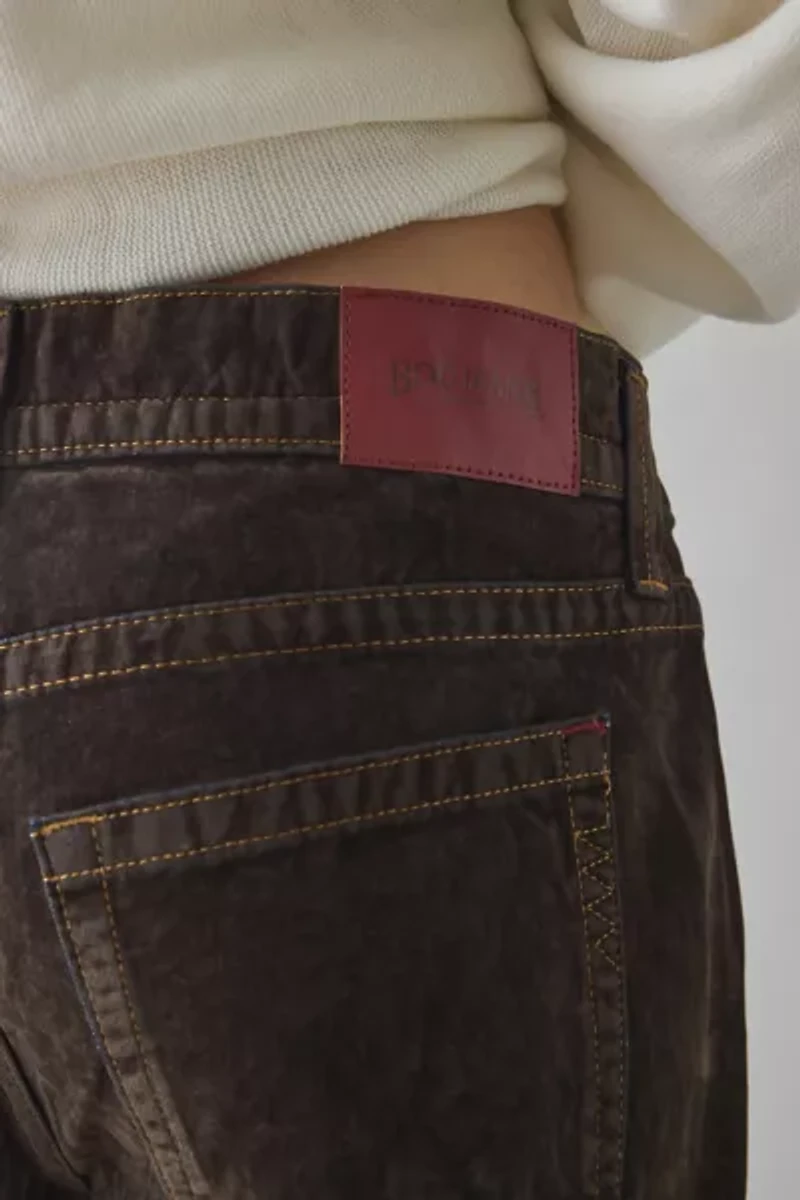 BDG Kayla Flocked Low-Rise Jean