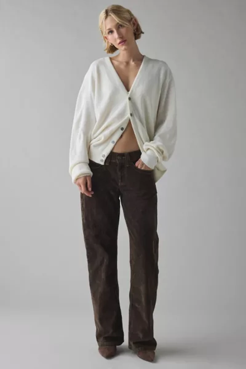 BDG Kayla Flocked Low-Rise Jean