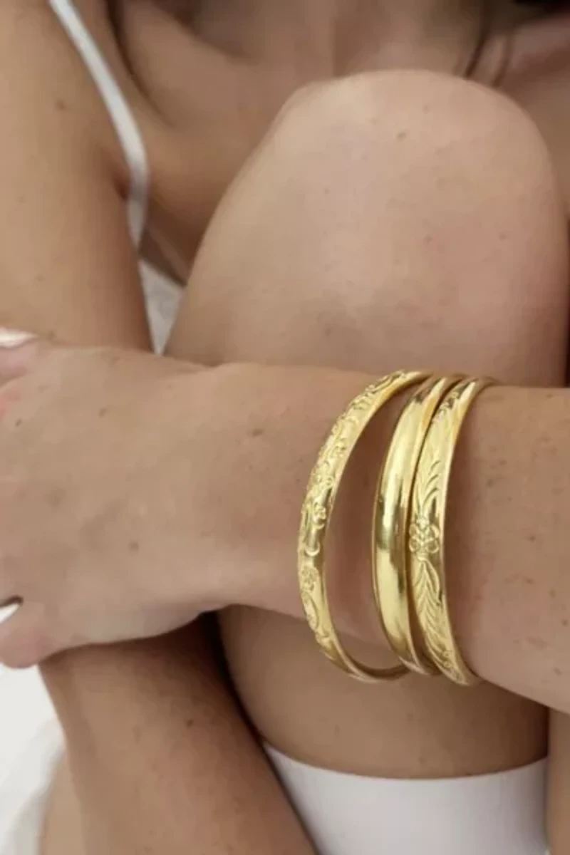Gemini Jewels Primrose Bangle Stack