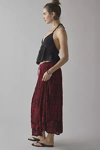 ReMADE By UO Overdyed Gauze Maxi Skirt