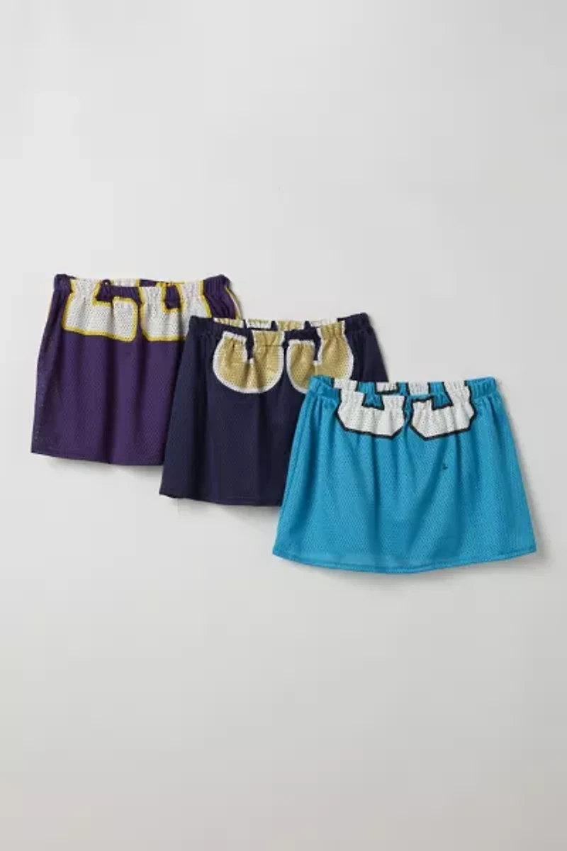 ReMADE By UO Football Jersey Low-Rise Micro Mini Skirt