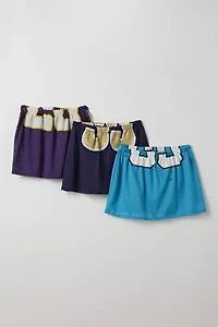 ReMADE By UO Football Jersey Low-Rise Micro Mini Skirt