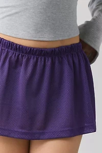 ReMADE By UO Football Jersey Low-Rise Micro Mini Skirt