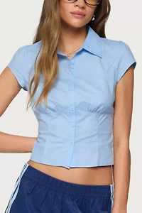 Edikted Massie Tailored Button Up Shirt