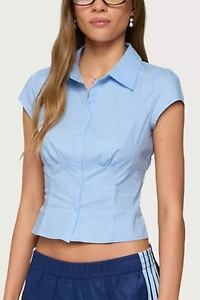 Edikted Massie Tailored Button Up Shirt