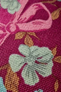 Blooming Bow Printed Woven Rug