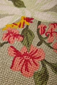 Blooming Bow Printed Woven Rug