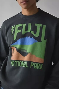 Parks Project Mt. Fuji National Park Graphic Crew Neck Sweatshirt
