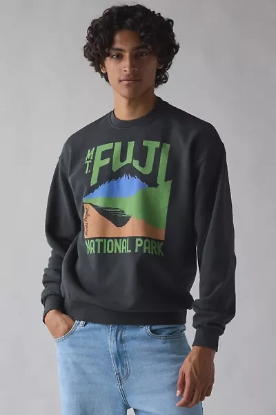 Parks Project Mt. Fuji National Park Graphic Crew Neck Sweatshirt