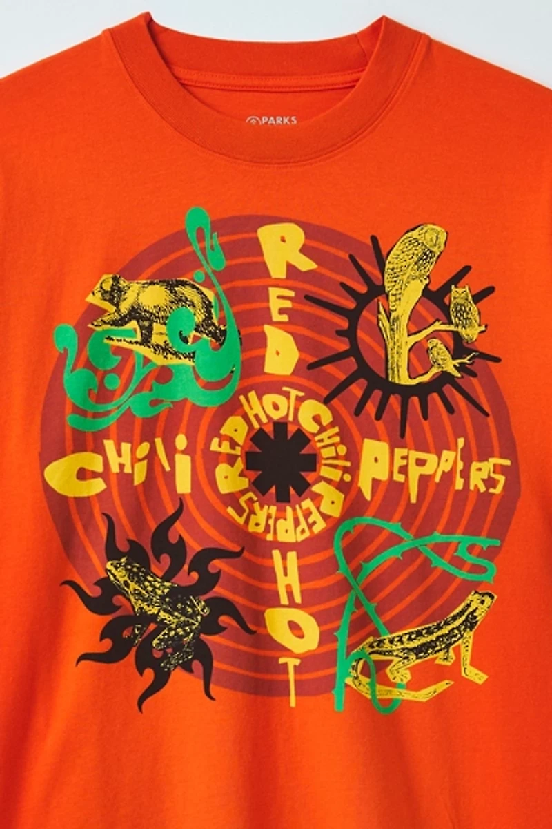Parks Project X Red Hot Chili Peppers Lizard Graphic Tee