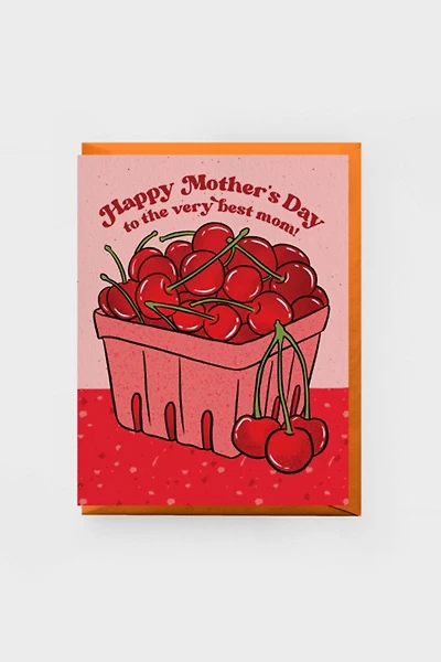 Boss Dotty Cherry Mom Mother's Day Card