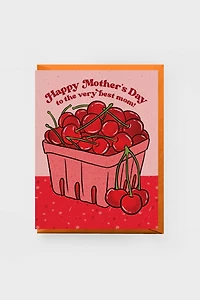 Boss Dotty Cherry Mom Mother's Day Card