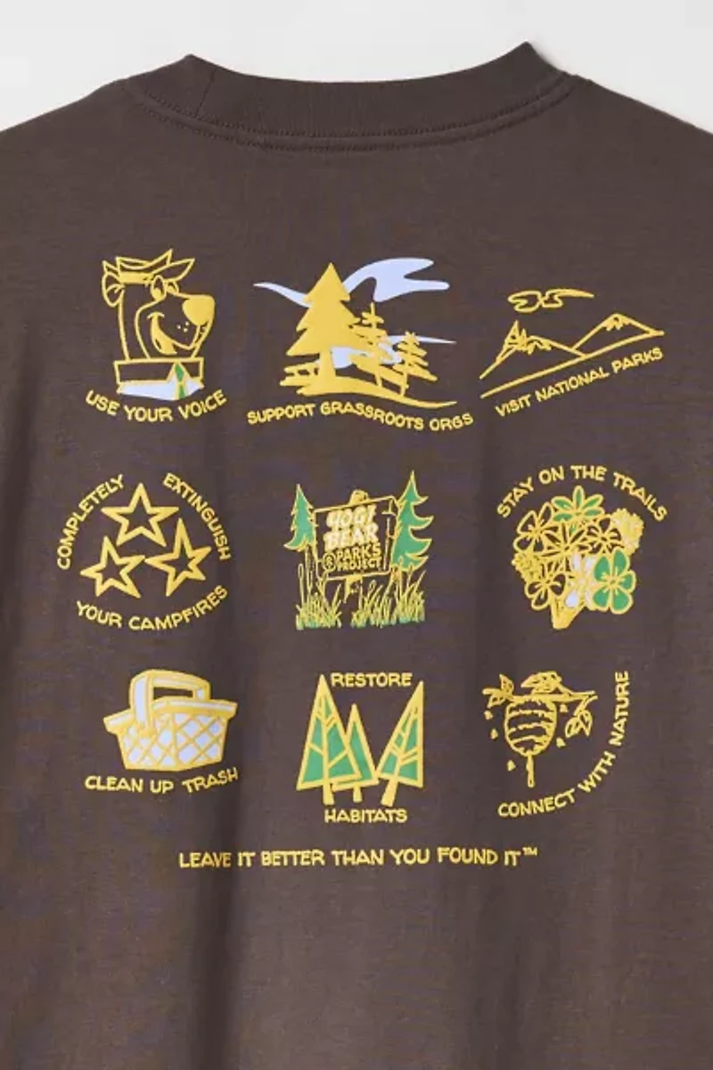 Parks Project X Yogi Bear Badge Graphic Tee