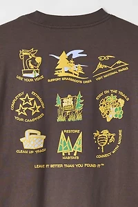 Parks Project X Yogi Bear Badge Graphic Tee