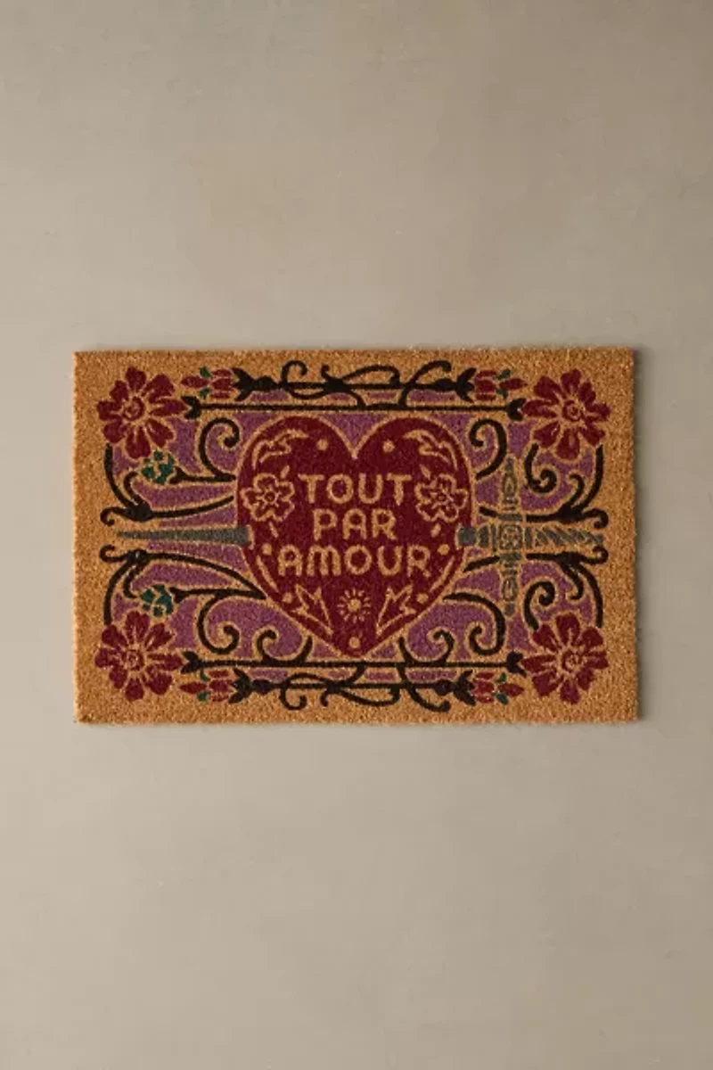 Tout Par Amour Coir Doormat