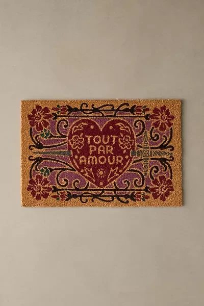 Tout Par Amour Coir Doormat