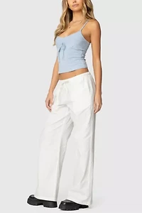 Edikted Tova Striped Scoop Tank Top