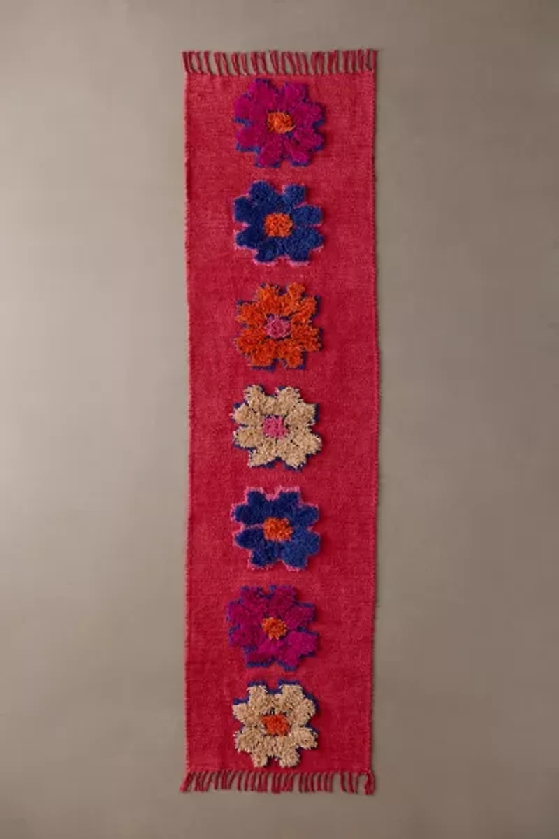 Parisa Floral Shaggy Tufted Rug