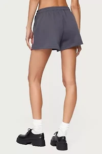 Edikted Orchid Babe Sweat Shorts