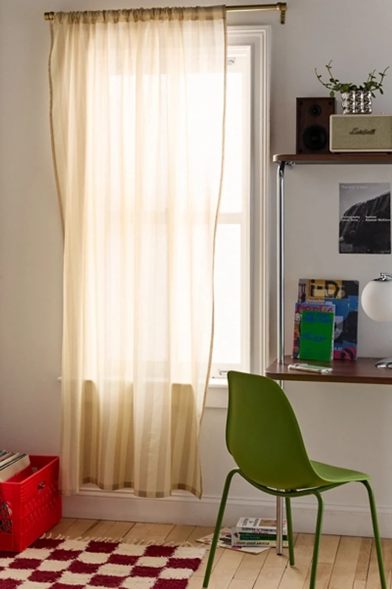 Striped Patterned Window Panel