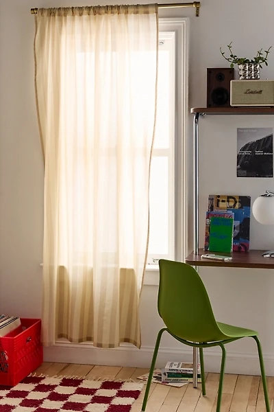 Striped Patterned Window Panel