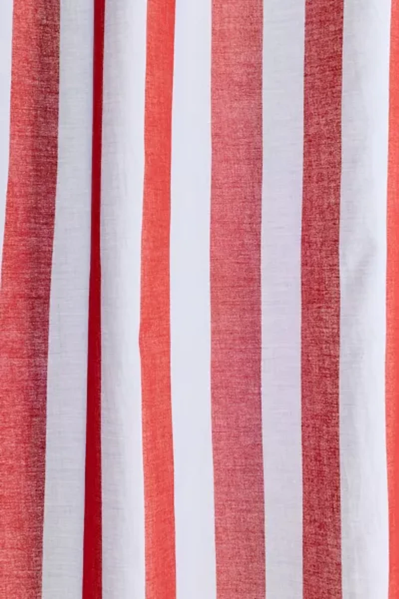 Striped Patterned Window Panel