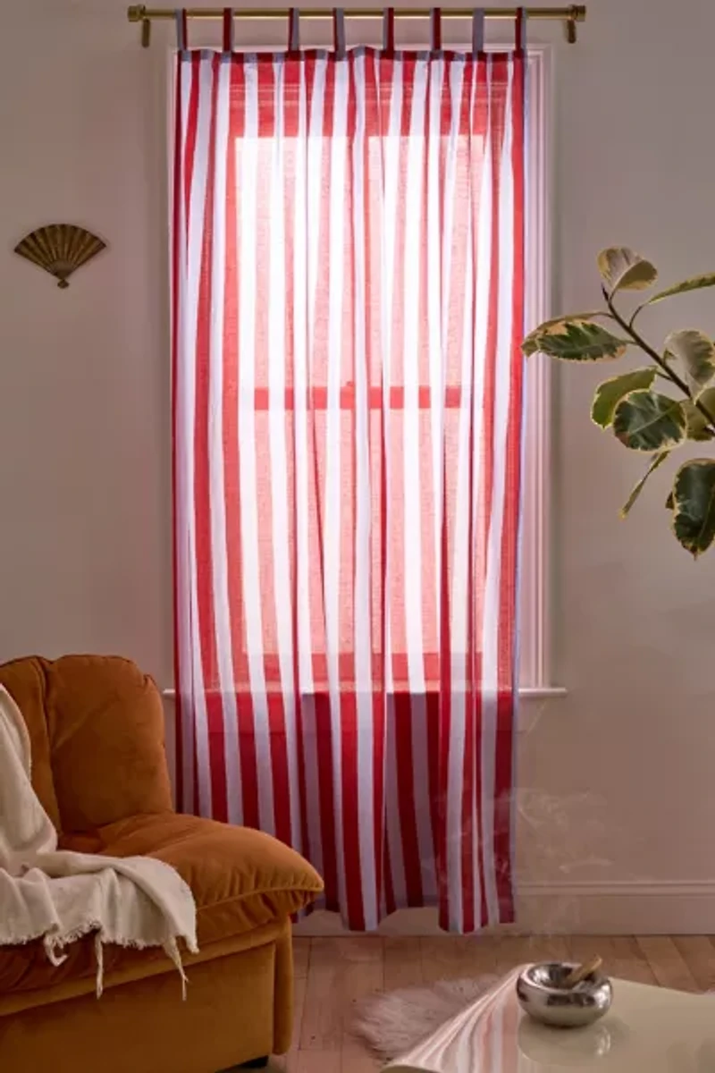 Striped Patterned Window Panel