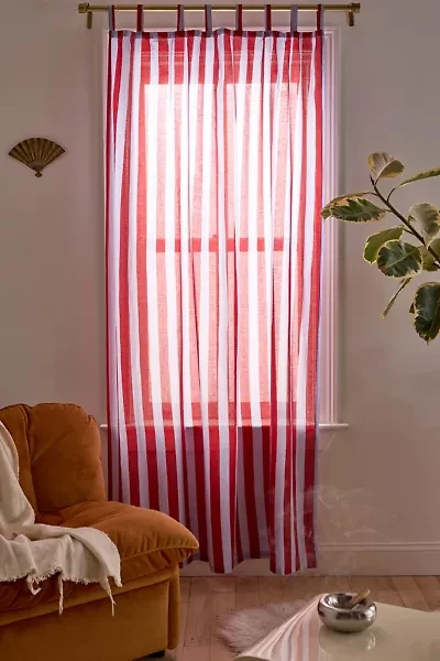 Striped Patterned Window Panel