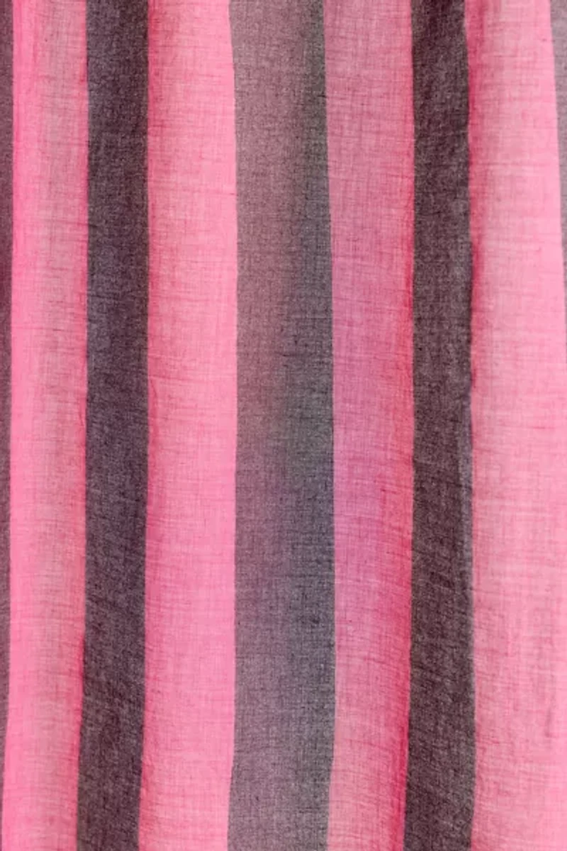 Striped Patterned Window Panel