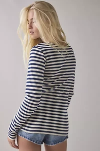 Vintage By UO Striped Long Sleeve Tee