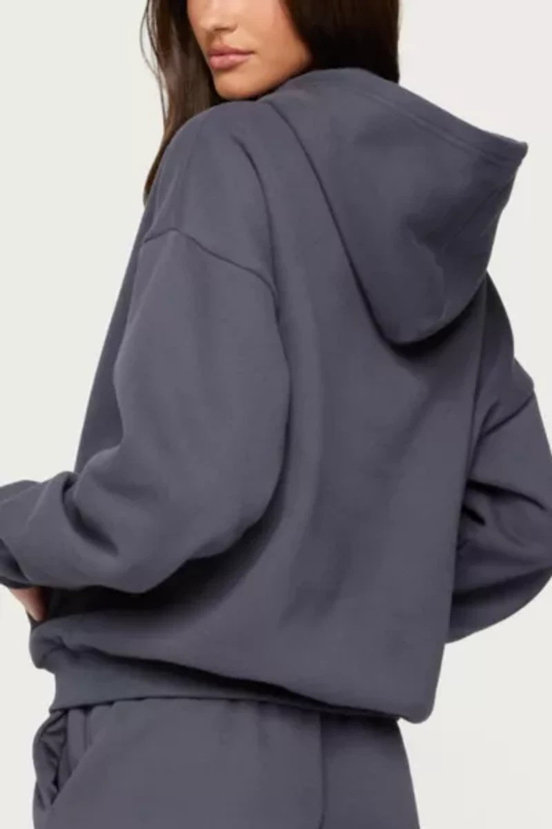 Edikted Orchid Babe Hoodie Sweatshirt