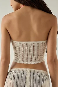UO Under The Sun Semi-Sheer Knit Tube Top + Maxi Skirt Set