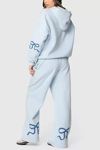 Edikted Bonney Bow Detail Sweatpants