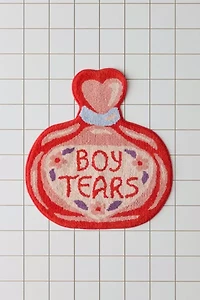 Boy Tears Potion Shaped Tufted Bath Mat