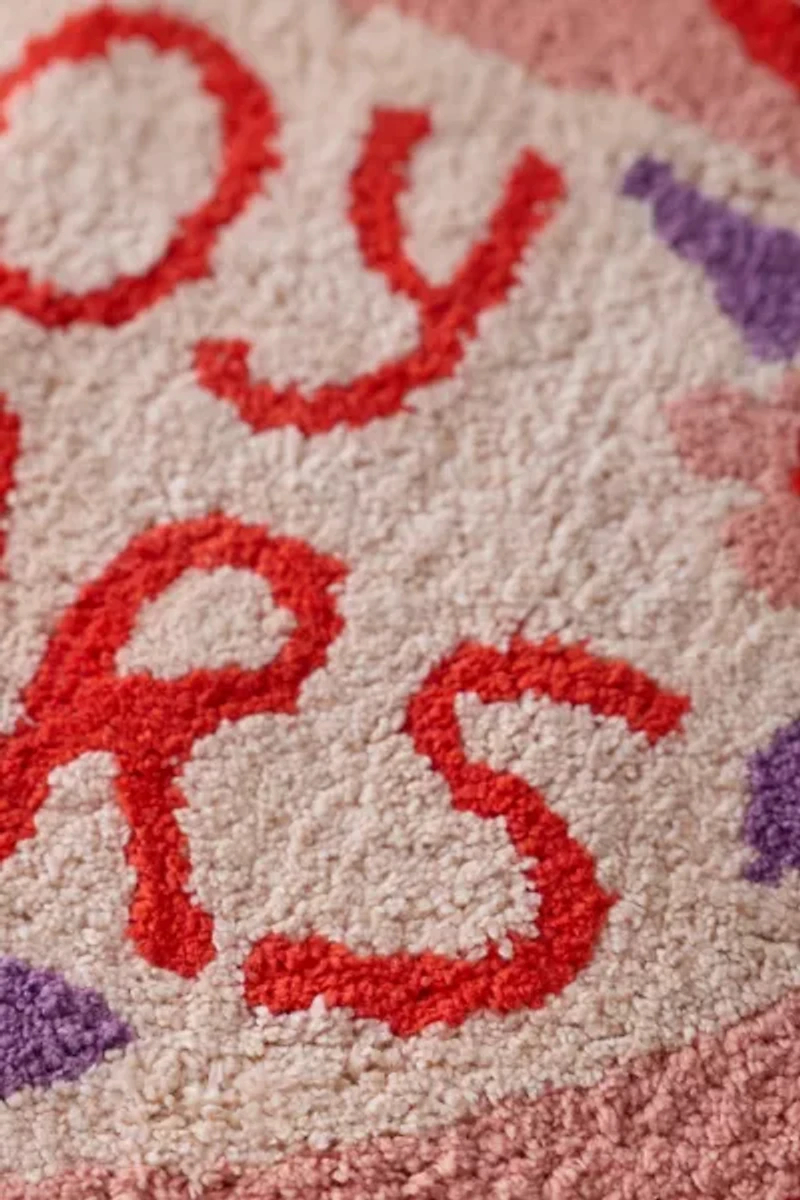 Boy Tears Potion Shaped Tufted Bath Mat