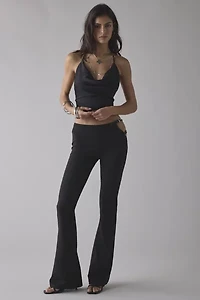 Lioness Rebel Bucke Cutout Detail Low-Rise Flare Pant