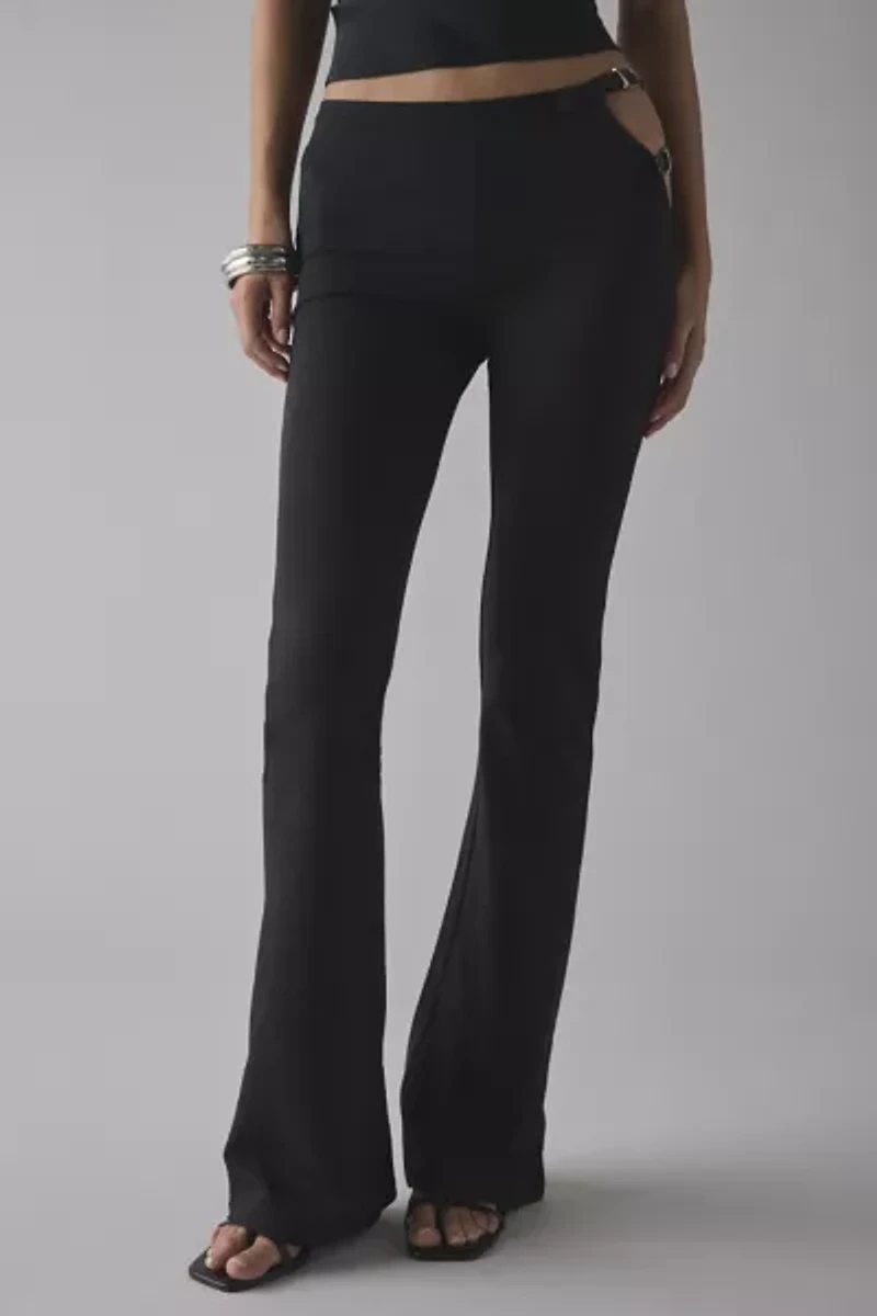 Lioness Rebel Bucke Cutout Detail Low-Rise Flare Pant
