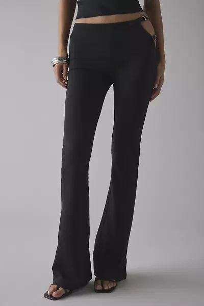 Lioness Rebel Bucke Cutout Detail Low-Rise Flare Pant