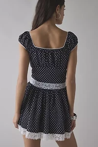 UO Lottie Dottie Mini Dress